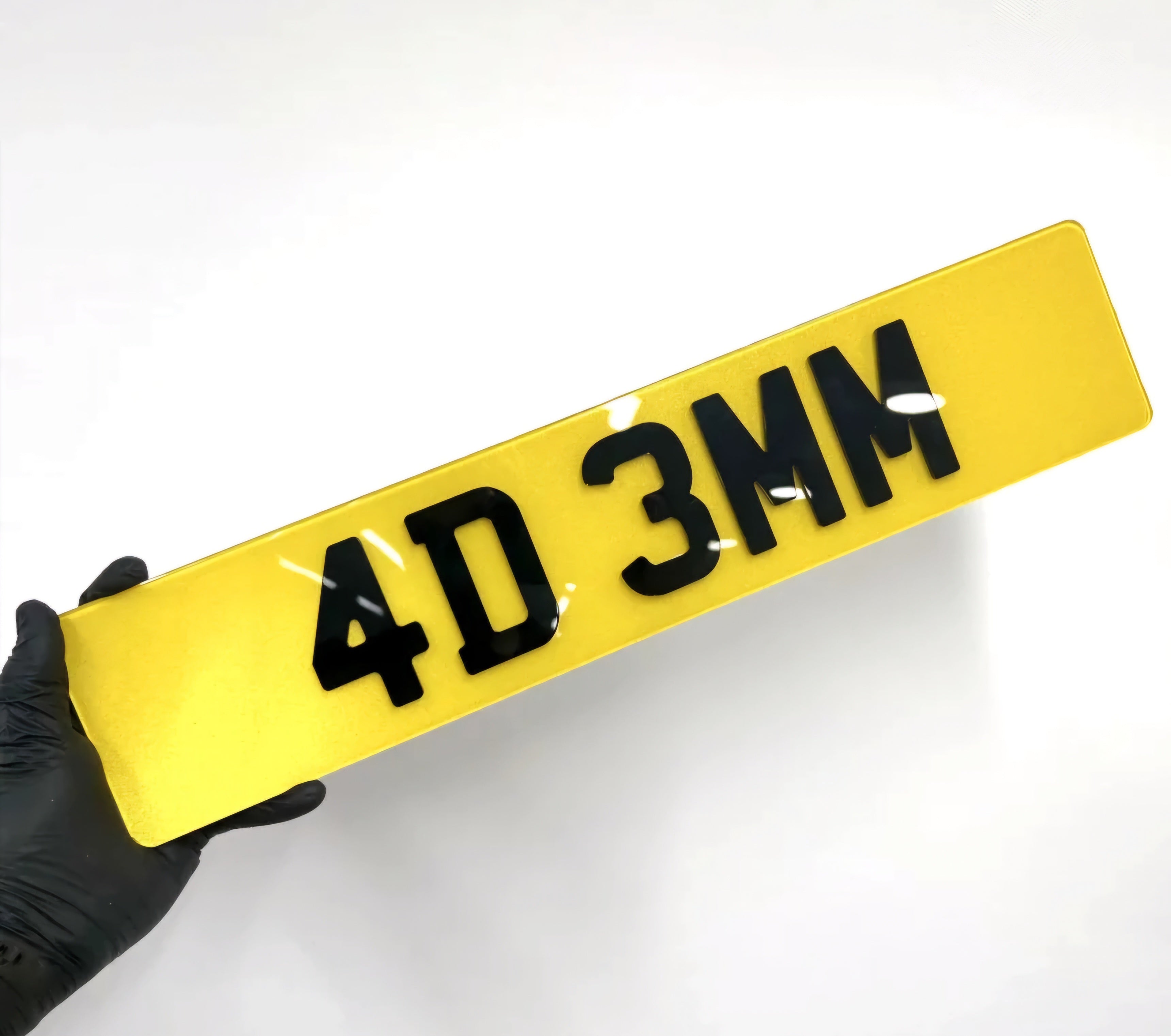 4D NUMBER PLATE