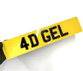 4D GEL ACRYLICS NUMBER PLATE